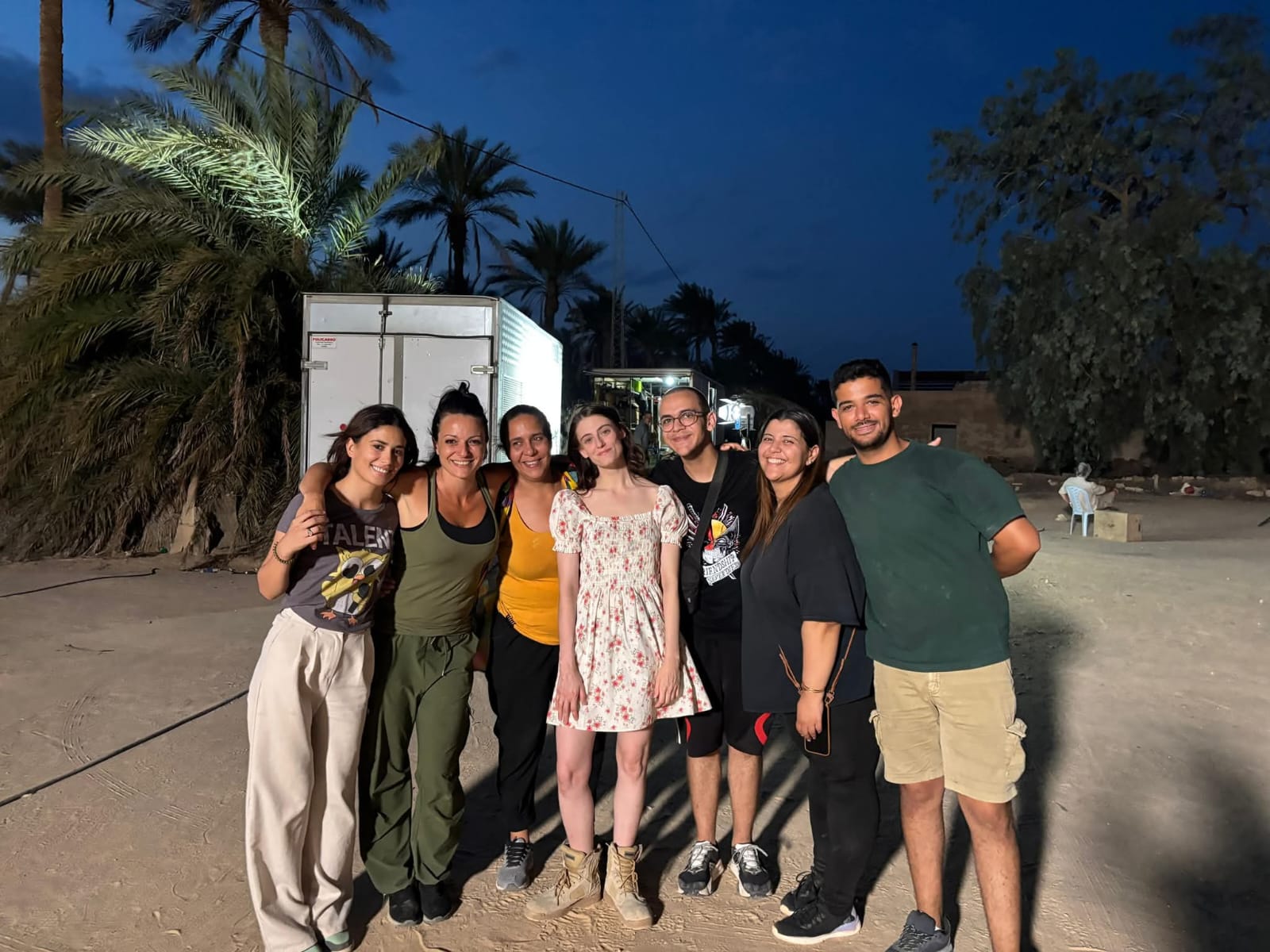 Équipe TunisiaFilms réunie sur un plateau